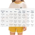 thumbnail image 3 of Cethrio Girls Cotton Outfit Sets, Casual Summer 2 Piece Short Sleeve Kids Clothing sets Yellow Size 6, 3 of 4