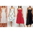 thumbnail image 6 of KelaJuan Women Sleeveless Corset Dress Back Zip Casual A-Line Party Cocktail Streetwear Dress, 6 of 6