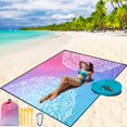 thumbnail image 1 of Alfombra de playa Blanket WIWIGO de 201 x 211 cm, impermeable y resistente a la arena, 1 of 6