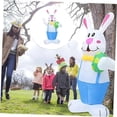 thumbnail image 4 of 6Ft Easter Inflatables Bunny with LED Lights, Blow Up Cute Decor Clearance for Indoor Outdoor Home/Holiday/Party/Yard/Lawn,Blue, 4 of 7