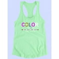 thumbnail image 3 of Color I Choose Truth Banner Racerback Tank Women -Image by Shutterstock, Female XX-Large, 3 of 4