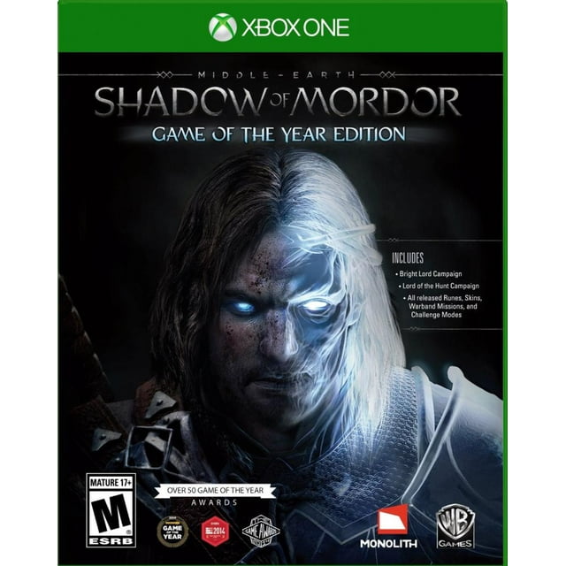 Middle Earth: Shadow of Mordor Game of the Year Xbox One .