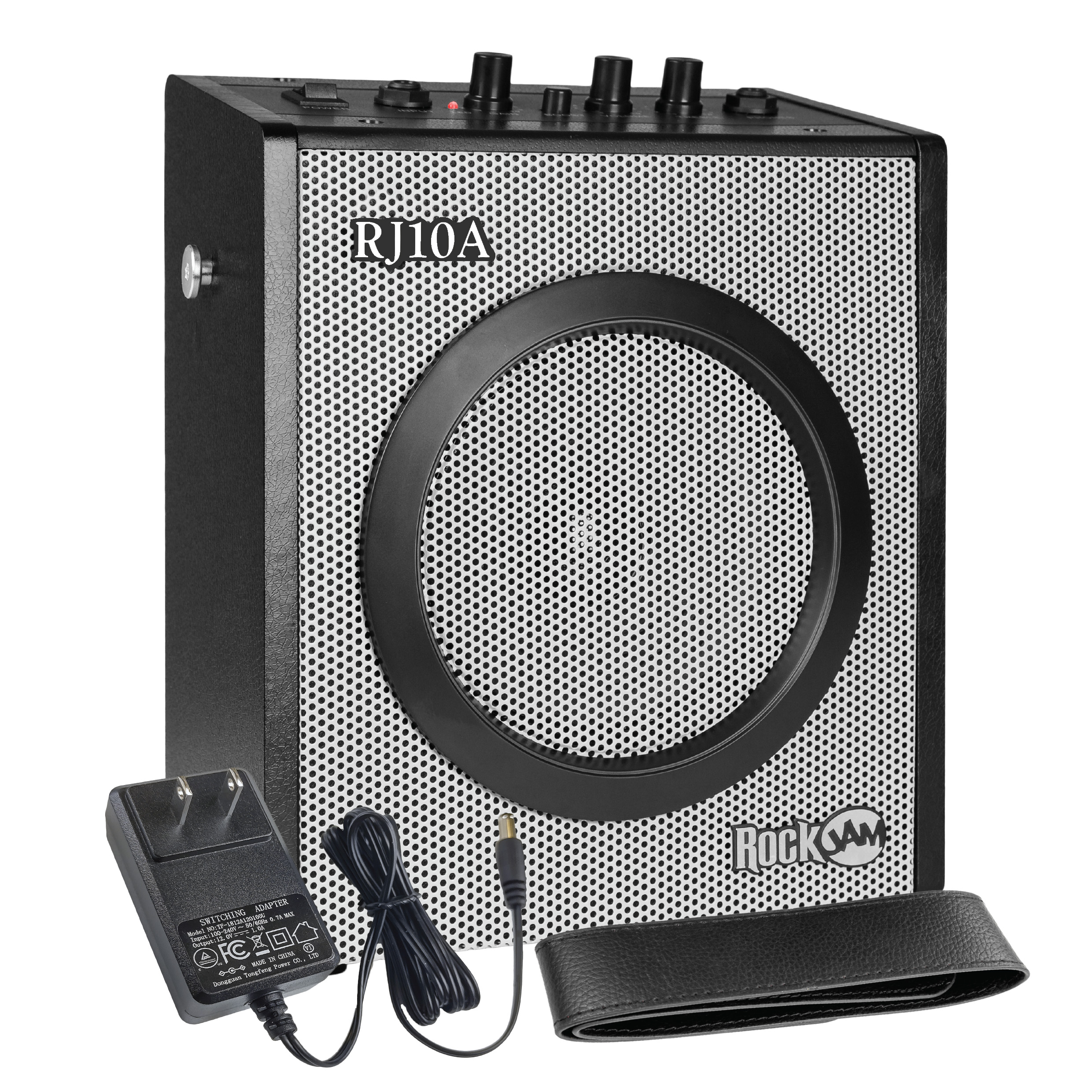 RockJam 10W Guitar Combo Amplifier Black