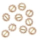 thumbnail image 4 of 10 Piezas Ronda Cintas Cintas Hebillas Deslizadores 5mm Oro, 4 of 9