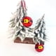 thumbnail image 5 of Fiudx Colgante de Cinturón de Papá Noel, Diseño de Espejo de Cristal Rojo, 5 Cm de Diámetro, Llamativo Adorno para Árbol de Navidad, Decoración para Fiestas y Festivales, Fácil de Colgar, Ideal Como, 5 of 5
