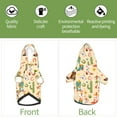 thumbnail image 6 of Fotbe Groovy American Western Footwear Print Small Dog Sweater Hoodies Pet Grey Hooded Soft Fleece Sweatshirts with Pocket Fall Winter Puppy Cat Sweaters Warm Clothes-Medium, 6 of 7