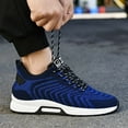 thumbnail image 5 of Men's Elevator Sneakers 2.36 Inch Invisible Height Increasing Lace up Fashion Sneakers, 5 of 13