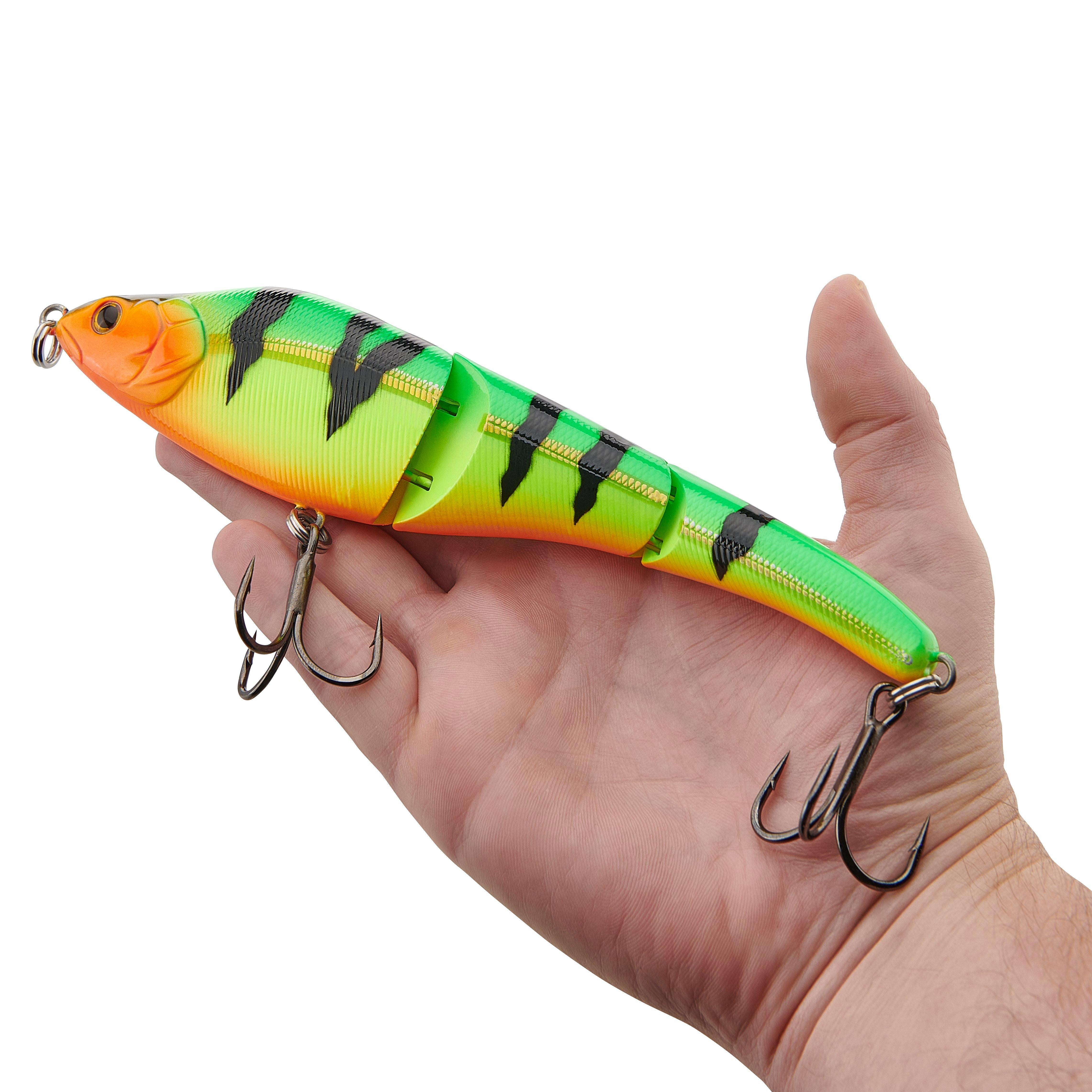 Berkley Magic Swimmer Fishing Lure, 3 3/8 oz, Fire Tiger Gold