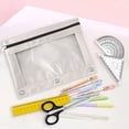 thumbnail image 5 of Kyusrd 2Pcs Three-Hole Oxford Cloth Pencil Case with Zipper,Large Capacity B5 Binder Compatible Pen Bag, 5 of 9