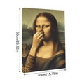 thumbnail image 7 of Funny Bathroom Wall Art, Mona Lisa Bathroom Art Vintage Humor Poster, Funny Wall Art Home Decor, 7 of 7