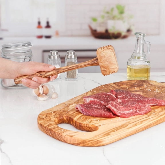 Meat Tenderizer Mallet made of Olive Wood/Meat Pounder/Crab Mallet