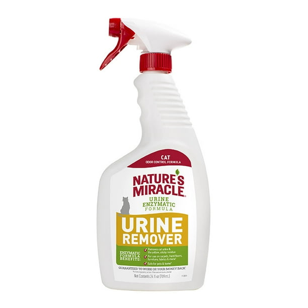 Nature’s Miracle Cat Urine Remover, 24 Ounces, Enzymatic Formula