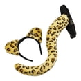 thumbnail image 1 of Conjunto de cola de animal Disfraz Decoración de disfraces Cosplay Fiestas temáticas para Carnaval de Halloween amarillo 2 piezas Salvador cola de cosplay, 1 of 7