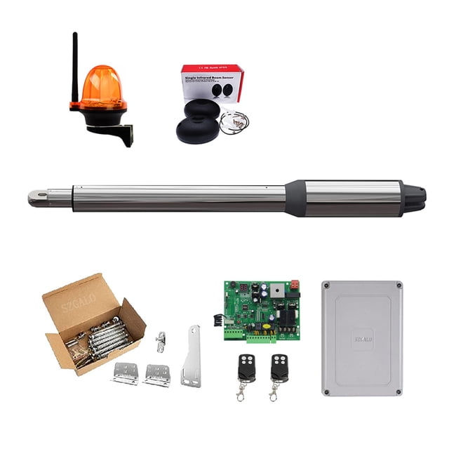 (660lb) Single Swing Automatic Gate Opener Kit Suitable For Opening Gates /Gate Motor Solar Powered Optional For Home Security/Farm/Garage/Business ,Ultra-Quiet Operation