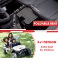 thumbnail image 2 of VOLTZ TOYS 2-Seater 24V Kids Ride On UTV - Realistic Off-Road Dune Buggy with EVA Tires, Spring Suspension, Remote Control & Music - White, 2 of 7