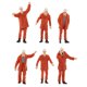 thumbnail image 5 of Personajes pequeñas Sunnimix 1/50 Escala 6 piezas, 5 of 8