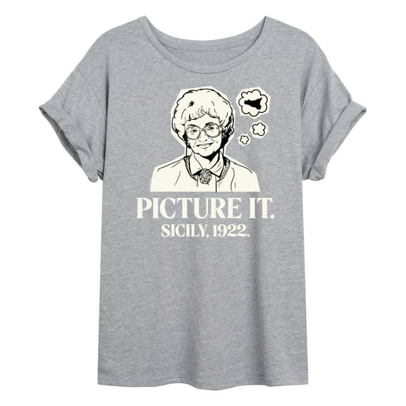 Golden Girls - Picture It Sicily - Juniors Ideal Flowy Muscle T-Shirt