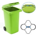 thumbnail image 4 of Trash Can Lock for Animals/Raccoons,Bungee Cord 30-50 Gallon Trash Can Lid Lock,Outdoor Garbage Lid Lock(Trash Can NOT Included), 4 of 10