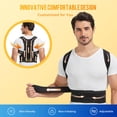 thumbnail image 5 of Corrector de postura ZSZBACE para hombres y mujeres, totalmente ajustable para aliviar el dolor de espalda superior e inferior, corrección de escoliosis, joroba, columna torácica y soporte de espalda., 5 of 5