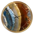 thumbnail image 1 of DesignArt Mineral Slice XV Large Wall Clock, 1 of 3