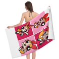 thumbnail image 3 of The Powerpuff Girls Beach Towels Soft Bath Blanket Camping Towels For Travel, Swim, Gym One Size, 3 of 9