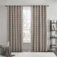 thumbnail image 2 of Madison Park Anaheim Polyester Jacquard Panel with Fleece Lining in Brown, 2 of 9