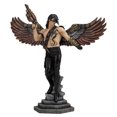thumbnail image 1 of Crow-Masked Winged Steampunk Warrior - Artistic Body Sculpture - Polystone, 1 of 1