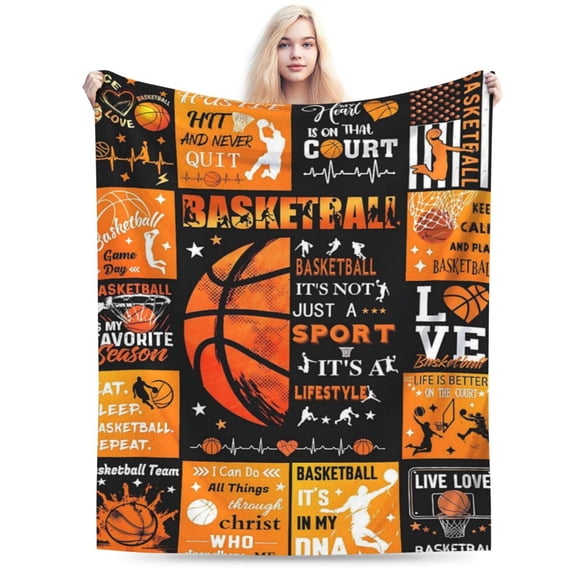 Basketball Blanket Ultra Soft for All Seasons 50x40
