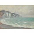 thumbnail image 3 of Claude Monet 24x18 Black Modern Framed Museum Art Print Titled - Falaise De Pouville (1896), 3 of 5