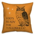 thumbnail image 2 of Creative Products Hoo's Ready for Halloween 16x16 Spun Poly Pillow, 2 of 3