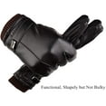 thumbnail image 4 of Men Leather Gloves Ulstar Touchscreen Winter Warm Texting Driving Gloves, 4 of 7