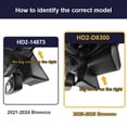 thumbnail image 2 of Cámara de salpicadero FITCAMX 4K 2160P UHD para Ford Bronco 2025-2026, 2 of 7