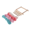 thumbnail image 6 of yotijay 8Pcs Traditional DIY Wooden Handloom Machine Weaving Knitting Loom Tools Set, 6 of 9