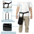 thumbnail image 4 of Catheter Leg Bag Urinary Drainage Foley Catheter Bag Holder Catheter Supplies (1000 ML) Urine Bags for Catheter with Adjustable Waist and Shoulder Belt, 4 of 6