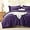 Purple, variant on Full Size Comforter Sets Navy Blue - 7 Pieces Bed in a Bag Full, Oeko-Tex Certified Bed Set, All Season Soft Bedding Set with Down Alternative Comforter, Sheets, Pillowcases & Pillow Shams