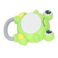 thumbnail image 1 of Baby Light Drum, 2 Modes Baby Musical Drum Cartoon Educational Glossy Edges Colorful  For Home Green,Red, 1 of 8