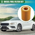 thumbnail image 2 of 1 Set Engine Oil Filter Oil Fuel Filter for Land Rover LR2 2008-2012 No.LR001419/30750013/LR001441, 2 of 6
