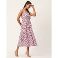 thumbnail image 2 of Moomaya Women's Printed Sleeveless Chic Dress, Square Neck, Strap Midi Dress, 2 of 8