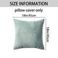 thumbnail image 7 of Unique Bargains 4 Pcs Strip Throw Pillow Covers Blue/Green 18" x 18", 7 of 7