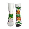 thumbnail image 2 of Men's Coat Of Arms Of ?haitians Novelty Athletic Socks Women's Digital Printing Funky Patterned Crew Socks, 2 of 7