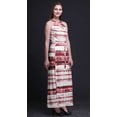 thumbnail image 2 of Bimba Tie-Dye Women Sleeveless Crew Neck Halter Gown With Side Slits Maxi Dress-Large, 2 of 6