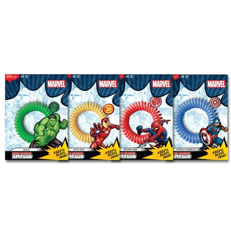 Charm Insert - Marvel Insect Repelling Superbands with Avenger Superhero Charms! (12)