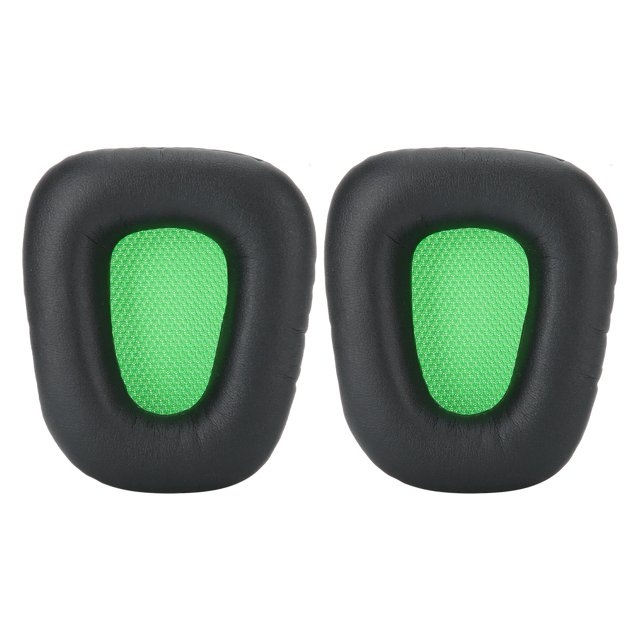 almohadillas de espuma para auriculares, color verde y negro, de repuesto para Razer Electra 7.1/2.2