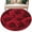Deep Red Bright Red, variant on Round Rug 5Ft Washable Non-Slip, Red Roses Circle Area Rugs for Living Room Bedroom, Valentine's Day Flowers Floral Vintage Indoor Floor Mats Carpet Runner for Home Decor Aesthetic