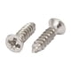 thumbnail image 2 of Tornillos autorroscantes de cabeza plana Phillips M3 x 12 mm tono plateado 200 piezas, 2 of 2