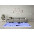 thumbnail image 3 of Ahgly Company Indoor Rectangle Abstract Blue Modern Area Rugs, 7' x 10', 3 of 4