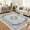 Dark grey, variant on Yesfashion Carpets Area Rugs Washable 1150Gsm Velvet Heavy Pearl Velvet Washed Back Folding Printed Carpet Persia-Yiyuan Rusty red 9*12ft