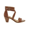 thumbnail image 3 of Lucky Brand Women's Ressia Heel Leather Strappy Sandals Toffee Size 8.5M, 3 of 3