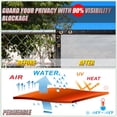 thumbnail image 5 of ColourTree 5' x 50' Grey Fence Privacy Screen Windscreen Cover Fabric Shade Tarp Netting Mesh Cloth - Commercial Grade 170 GSM - Cable Zip Ties Included - We Make Custom Size, 5 of 5