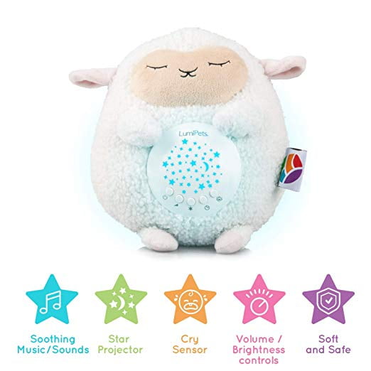 stuffed animal night light with music